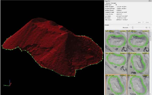 Fotogrammetria con drone calcolo volumi valle-daosta